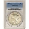 1923-S $1 Peace Silver Dollar Coin PCGS AU55