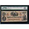 Image 1 : 1862-63 $100 Confederate States of America Note PMG 61