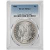 Image 1 : 1886 $1 Morgan Silver Dollar Coin PCGS MS63