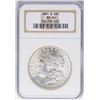Image 1 : 1881-S $1 Morgan Silver Dollar Coin NGC MS64