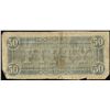 Image 2 : 1864 $50 Confederate States of America Note