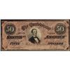 Image 1 : 1864 $50 Confederate States of America Note
