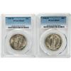 Image 1 : Lot of (2) 1946-D Walking Liberty Half Dollar Coins PCGS MS65