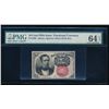 Image 1 : 10 Cent Fifth Issue Fractional Currency Note PMG 64EPQ