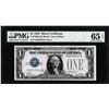 Image 1 : 1928 $1 Silver Certificate Note Fr.1600 PMG Gem Uncirculated 65EPQ