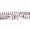 Image 2 : Plated Rhodium 0.58ctw Diamond Bracelet