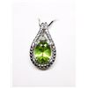 Image 1 : Silver Peridot Pendant, Suggested Retail Value $200