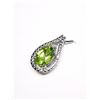 Image 2 : Silver Peridot Pendant, Suggested Retail Value $200