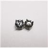 Image 1 : 14K White Gold Diamond(0.48ct) (I, H-I) Stud Earrings Earrings, Made in Canada, Appraised Retail $21
