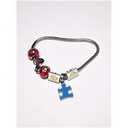 Silver Pandora Style (30~Gm) Bracelet (~length 8cm), Suggested Retail Value $900