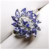Image 2 : Silver Tanzanite(1ct) (3.32Gm) Ring (~Size 7), Suggested Retail Value $240