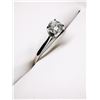Image 1 : 14K White Gold Diamond(0.5ct) (I, G)((1.47gm)ct) Ring (~Size 7), Made in Canada, Appraised Retail $3
