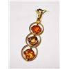 Image 2 : 18K Yellow Gold Fancy Color Sapphire(1.6ct)((1.16gm)ct) Pendant, Made in Canada, Appraised Retail $2