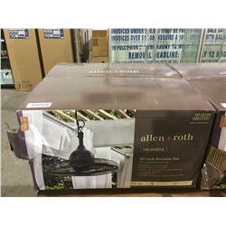 Allen Roth 20" Portable Fan