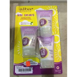 Alba Botanica Sunscreen Lotion 40 SPF 3-Pack