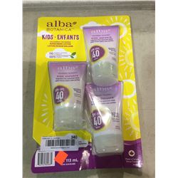Alba Botanica Sunscreen Lotion 40 SPF 3-Pack