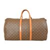 Image 2 : Louis Vuitton Monogram Keepall 55 Bandouliere Duffel Bag