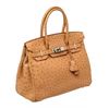 Image 2 : Hermes Ostrich Birkin 30 Handbag