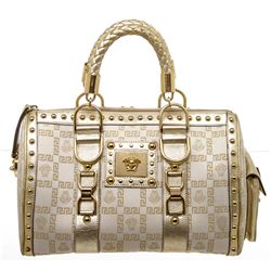 Versace Jacquard Boston Bag