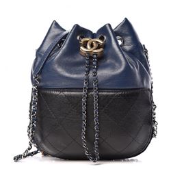 Chanel Leather Bucket Bag