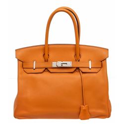 Hermes Leather Birkin 30 Bag