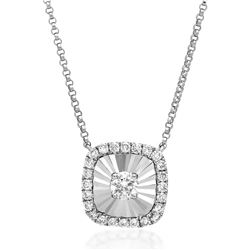 18k Gold 0.14CTW Diamond Necklace, (SI2/H)