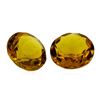 Image 1 : 8.48 ctw.Natural Round Cut Citrine Quartz Parcel of Two