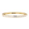 Image 1 : 2.30 ctw Diamond Bangle Bracelet - 14KT Yellow Gold