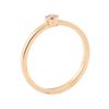 Image 4 : 0.12 ctw Diamond Solitaire Ring - 14KT Rose Gold
