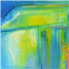 Image 2 : Roberto Donatelli - "Bright Landscape" Original Oil Painting on Canvas, Titled Inverso and Hand Sign