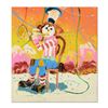 Image 1 : Paul Blaine Henrie (1932-1999), "Bugle Boy" Original Oil Painting (36" x 40") on Canvas, Hand Signed