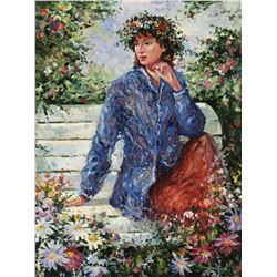 Igor Semeko- Original Giclee on Canvas "Flora"