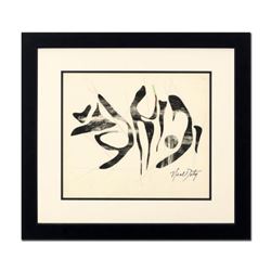 Neal Doty (1941-2016), Framed Original Mixed Media Linocut, Hand Signed with Certificate of Authenti