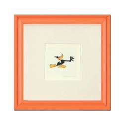 "Daffy Duck (Running)" Framed Limited Edition Etching with Hand-Tinted Color and Numbered.