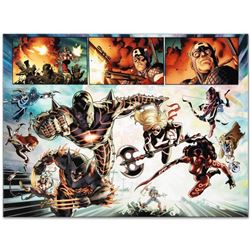 Marvel Comics "Fear Itself #7" Numbered Limited Edition Giclee on Canvas by Stuart Immonen with COA.