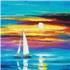 Image 2 : Leonid Afremov (1955-2019) "Reflection" Limited Edition Giclee on Canvas, Numbered and Signed. This 