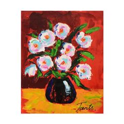 Lena Tants, Original Acrylic Painting on Canvas, Hand Signed with Letter of Authenticity.