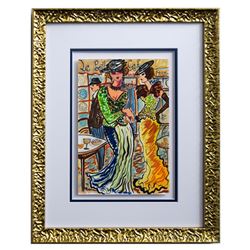 Patricia Govezensky- Original Watercolor "Mom & Daughter"