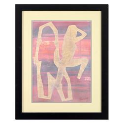 Neal Doty (1941-2016), Framed Original Mixed Media Linocut, Hand Signed with Certificate of Authenti