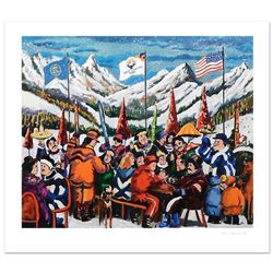 Guy Buffet, "Salt Lake City 2002" Limited Edition Serigraph; Numbered and Hand Signed with Certifica