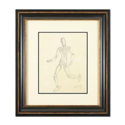 Neal Doty (1941-2016), Framed Original Drawing, Hand Signed with Certificate of Authenticity.