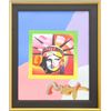 Image 2 : Peter Max- Original Mixed Media "Liberty Head II on Blends"