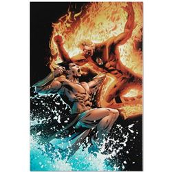 Marvel Comics "Ultimate Fantastic Four #26" Numbered Limited Edition Giclee on Canvas by Greg Land w