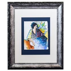 Patricia Govezensky- Original Mixed Media "Emilie"