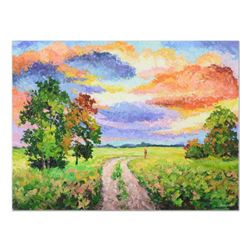 Alexander Antanenka, "Field's Beauty" Original Oil Painting on Canvas, Hand Signed with Certificate 