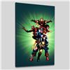 Image 3 : Marvel Comics "Wizard #136" Numbered Limited Edition Giclee on Canvas by Jim Cheung with COA.