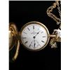 Image 4 : 14KT 1888 Elgin 6s 13j 4-Tone Pocket Watch w/GF FOB