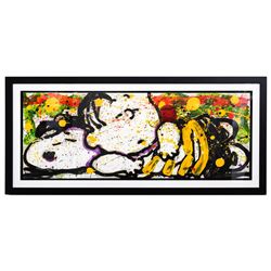 Tom Everhart- Hand Pulled Original Lithograph "Snooze Alarm Boogie, 7:15 AM"