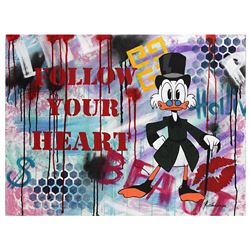 Nastya Rovenskaya- Original Oil on Canvas "Follow Your Heart"