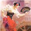 Image 2 : Pino (1939-2010) "Spanish Dancer" Limited Edition Giclee. Numbered and Hand Signed; Certificate of A